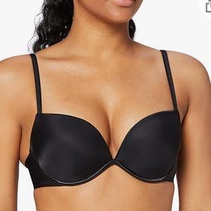 WonderBra, black and hot pink